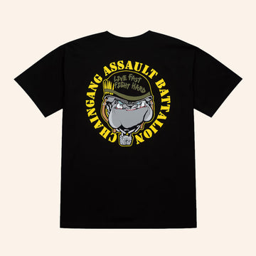 John Cena Chain Gang Assault Battalion Live Fast Fight Hard Bulldog Cross Hair T-Shirt Gifts - Roseregae