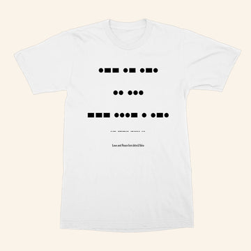 John Lennon Official Merch War Is Over Morse Code T-Shirt Gifts For Music Fans - Roseregae