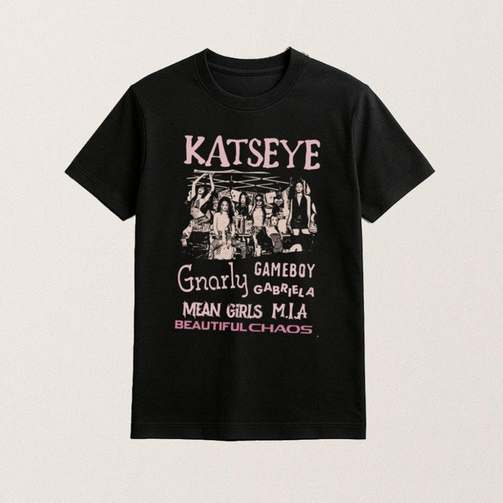Katseye Merch Katseye Beautiful Chaos Gameboy Shirt Gift Ideas For Brothers - Roseregae