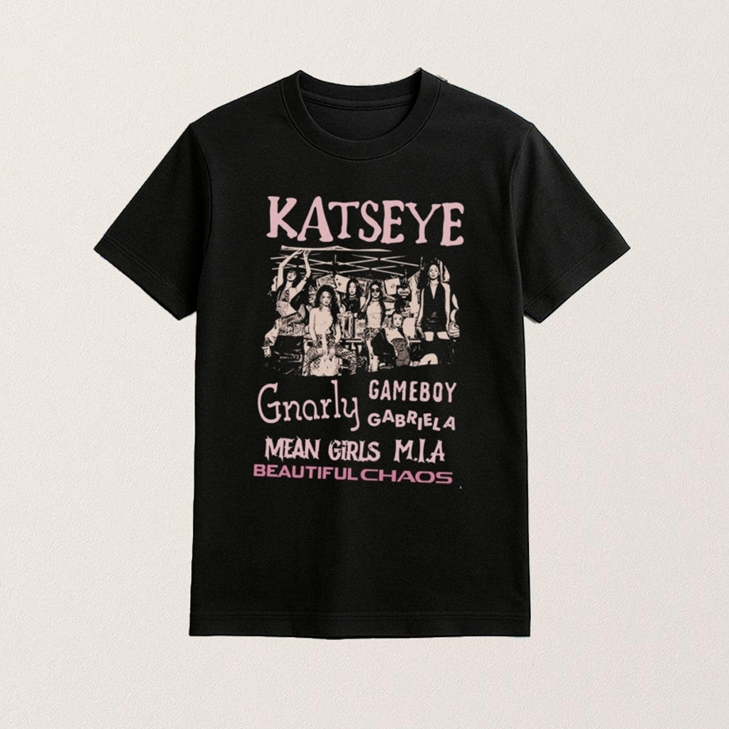 Katseye Merch Katseye Beautiful Chaos Gameboy Shirt Gift Ideas For Brothers - Roseregae