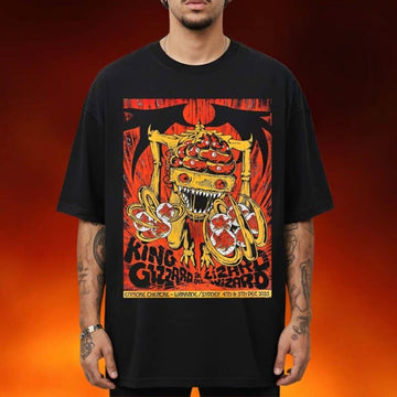 King Gizzard And The Lizard Wizard Merch Warrane Sydney Tour 2025 Poster T-Shirt Gift For Fans - Roseregae