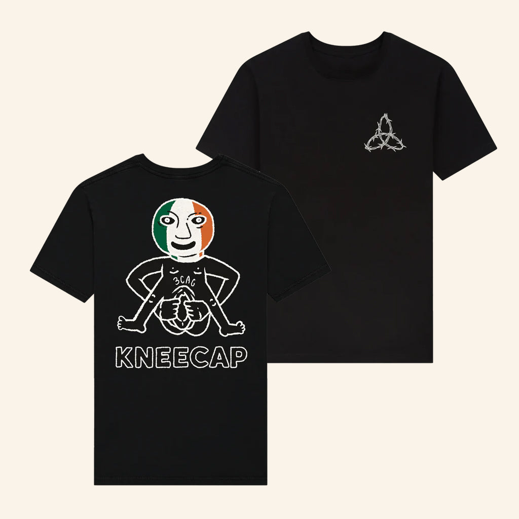Kneecap Merch Sile Black T-Shirt Gift Ideas For Hip Hop Lovers - Roseregae