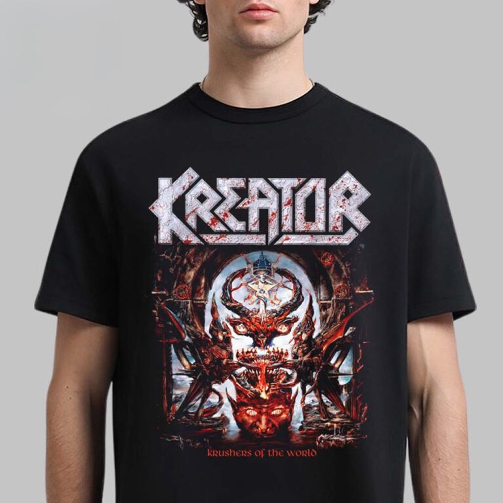 Kreator Krushers Of The World Merch Album Cover T-Shirt Kreator Merch Gifts For Music Lovers - Roseregae