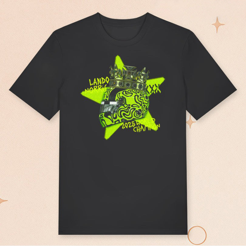 Lando Norris World Champion Shirt Lando Norris Merch Best Gifts For F1 Fans - Roseregae