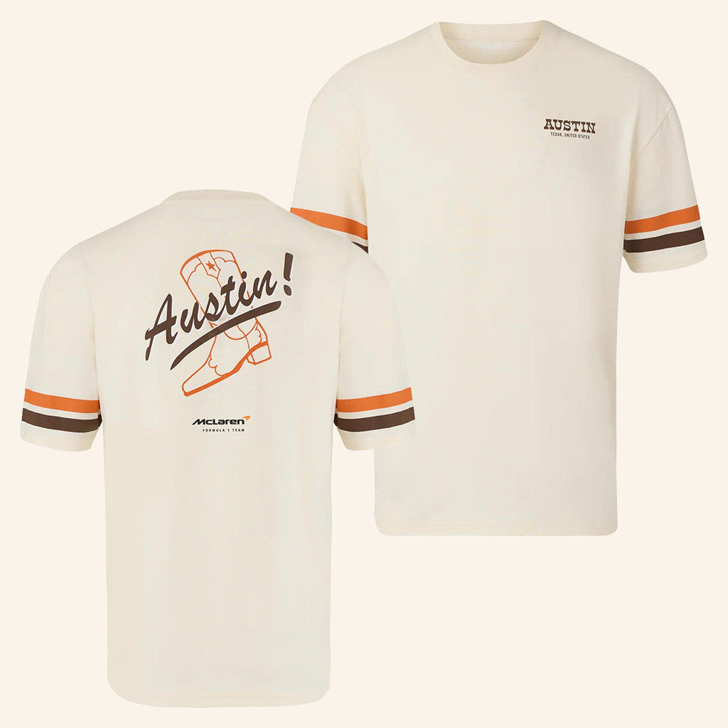 Lando Norris World Championship Merch 2025 McLaren F1 Austin GP T-Shirt WDC Clothing Gifts - Roseregae