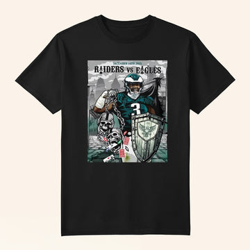 Las Vegas Raiders Vs Philadelphia Eagles Philly Nfl Match On December 14 2025 At Lincoln Financial T Shirts - Roseregae