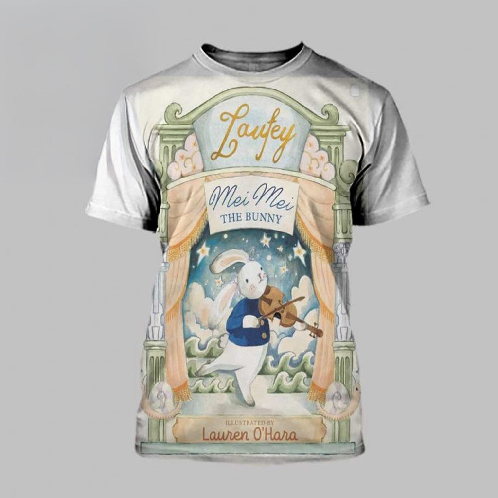 Laufey Merch Mei Mei The Bunny 2026 April 21st T-Shirt Presents For Music Lovers - Roseregae