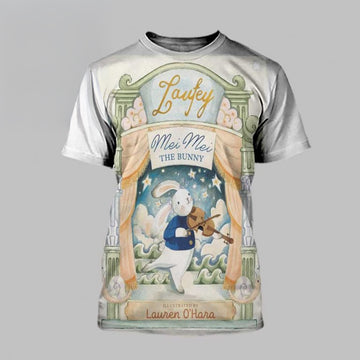 Laufey Merch Mei Mei The Bunny 2026 April 21st T-Shirt Presents For Music Lovers - Roseregae