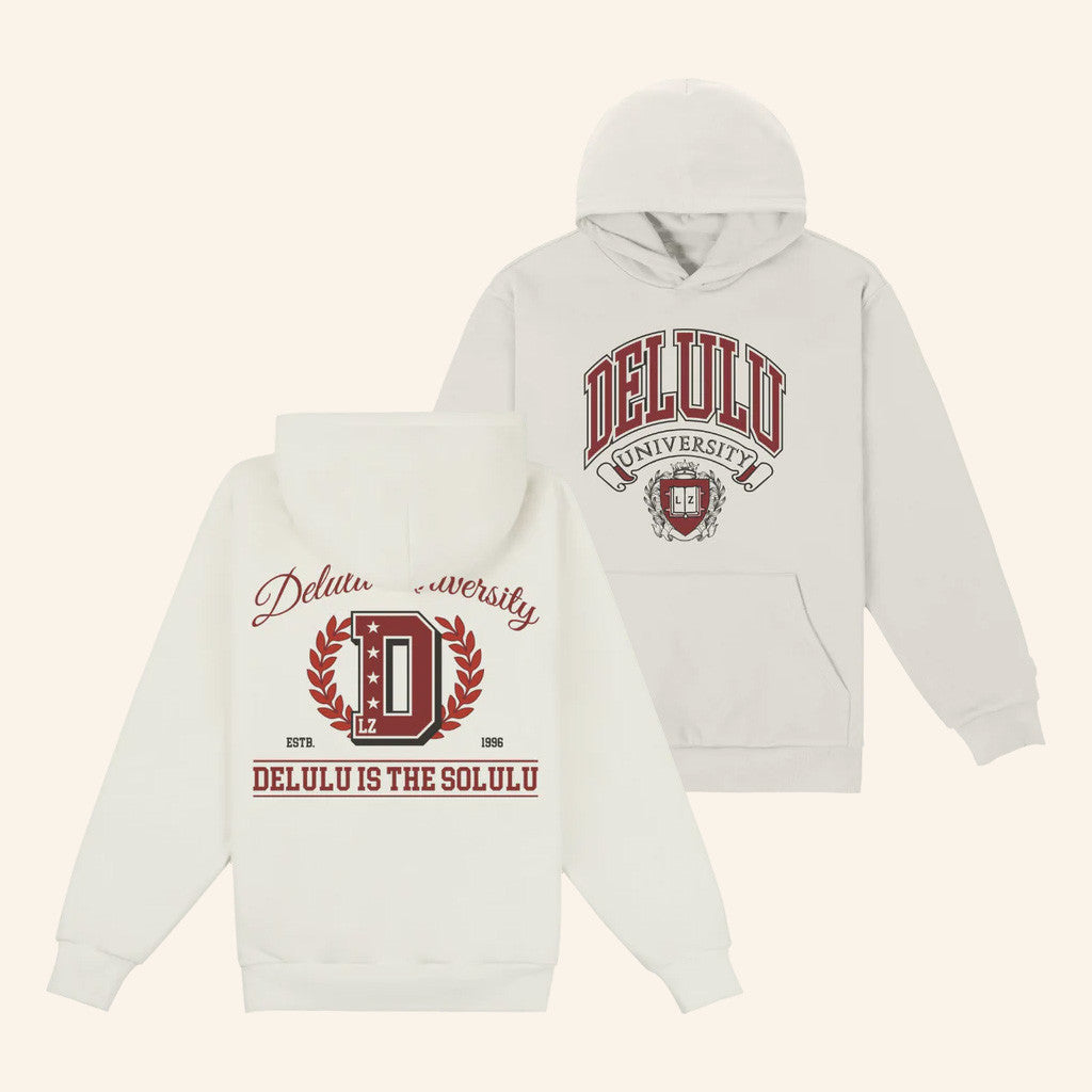 Layze Merch Delulu University Official Hoodie Gifts For Best Friends - Roseregae