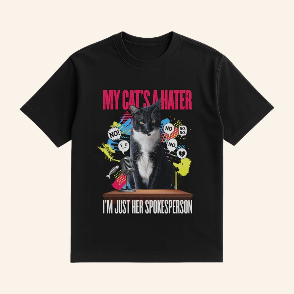 Layze Merch Stormy's Spokesperson Shirt Cat I'm Just Her Spokesperson T-Shirt Gifts For Her - Roseregae