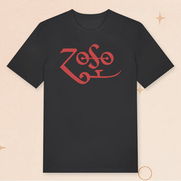 Led Zeppelin Merch Zoso T-Shirt Jimmy Page Symbol Shirt Gifts For Music Fans - Roseregae