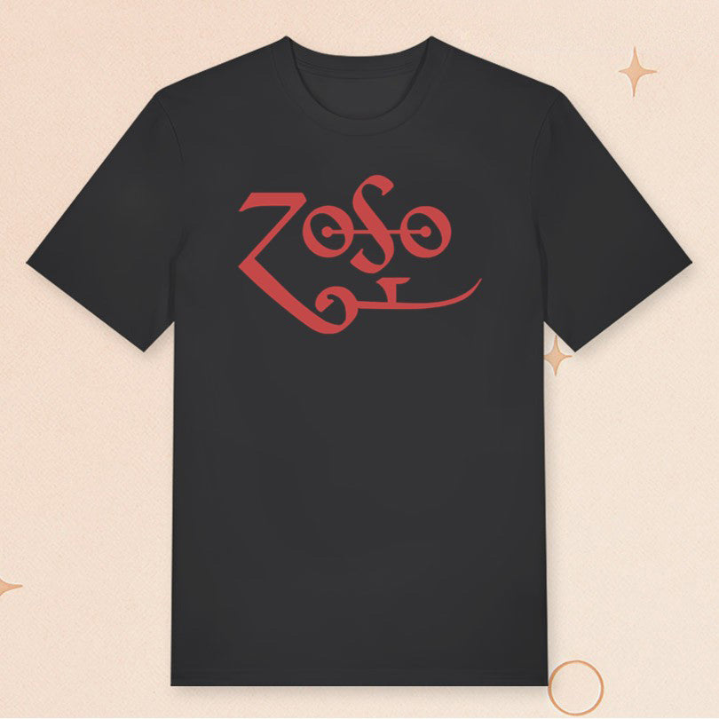 Led Zeppelin Merch Zoso T-Shirt Jimmy Page Symbol Shirt Gifts For Music Fans - Roseregae