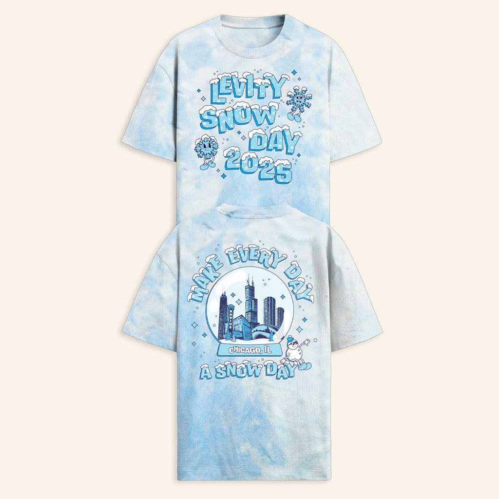 Levity Merch Levity Snow Day 2025 Tie Dye T-Shirt Best Gifts For Wife - Roseregae