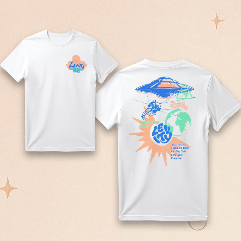 Levity Merch Levity Space Sounds T-Shirt Gift Ideas For Music Lovers - Roseregae