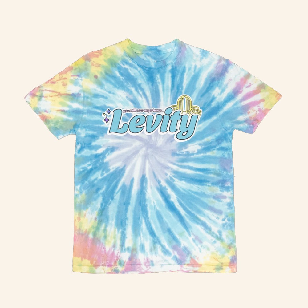 Levity Merch You Will Now Experience Levity Tie Dye T-Shirt Music Lover Gift Ideas For Her - Roseregae