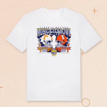 Liberty Mutual Music City Bowl 2025 T-Shirt Best Gifts For Football Lovers - Roseregae