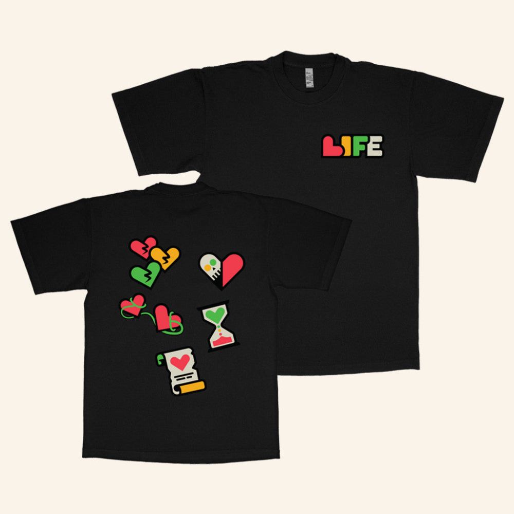 Life Series Merch Black Life Series T-Shirt Best Gifts For Her - Roseregae