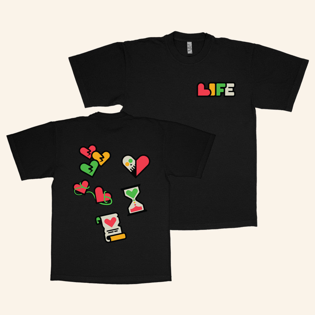 Life Series Merch Black Life Series T-Shirt Best Gifts For Her - Roseregae