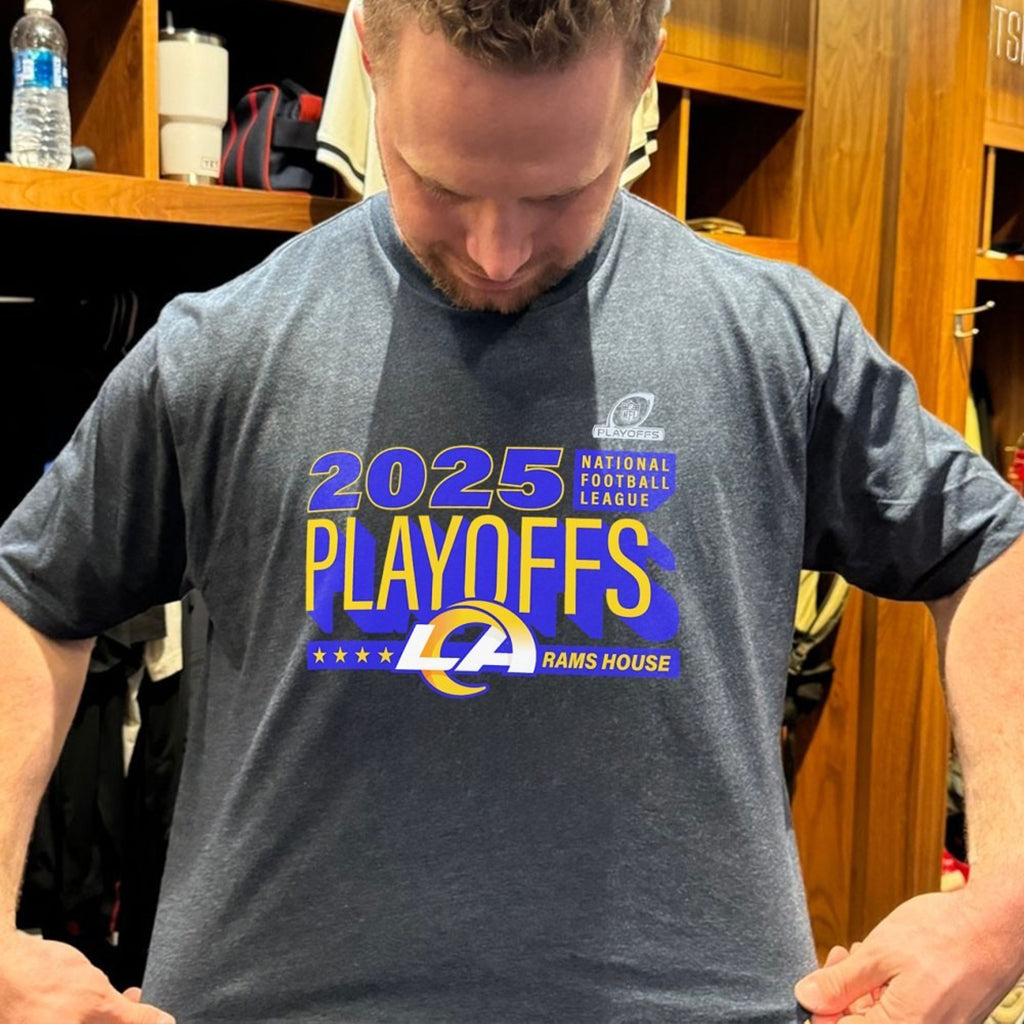 Los Angeles Rams 2025 Nfl Playoffs Ready T Shirt - Roseregae