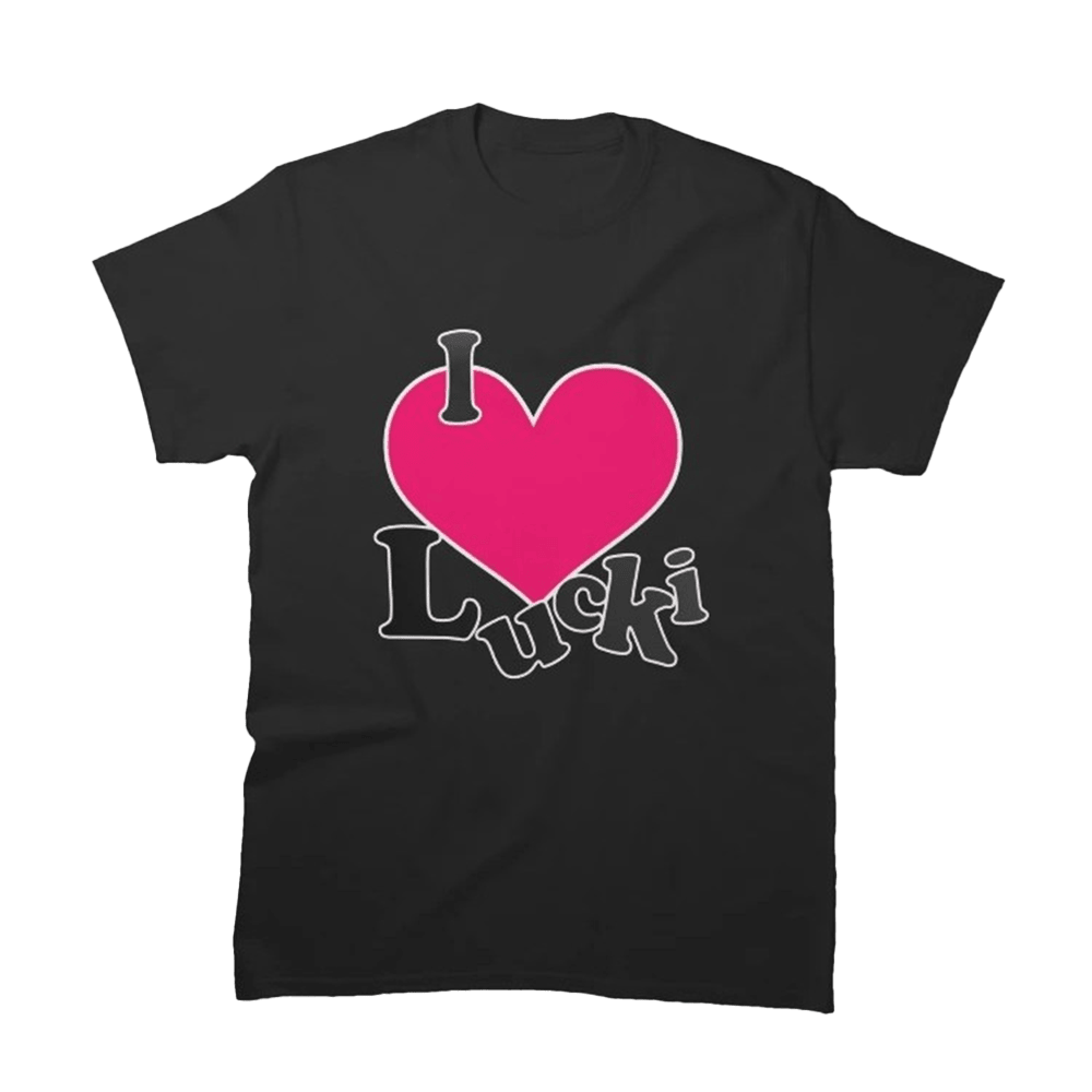 Lucki Merch I Love Lucki T-Shirt Gifts For Rapper Fans Vintage Hoodie Gift for Men - Roseregae