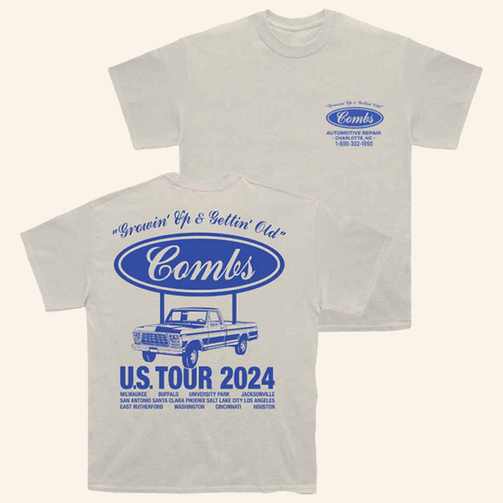 Luke Combs Merch Combs Automotive Repair T-Shirt Best Gifts For Music Lovers - Lily Birch Market