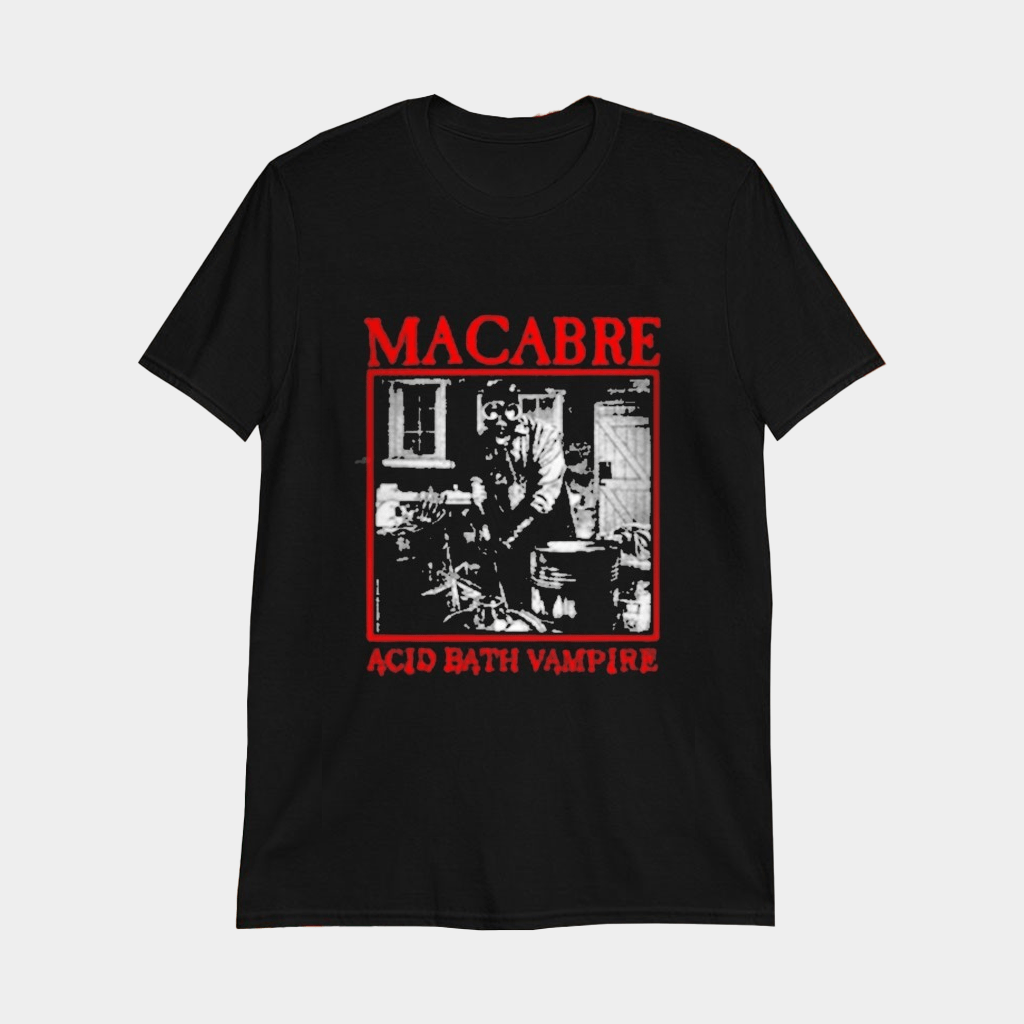Macabre Acid Bath Vampire T-Shirt Macabre Merch Gifts Ideas For Band Lovers - Lily Birch Market