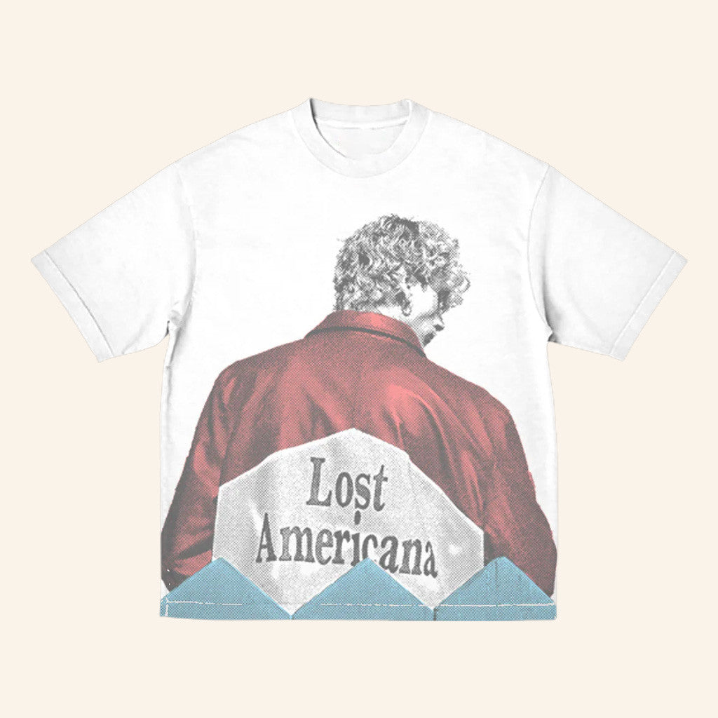 Machinegunkelly Merch Lost Americana Photo T-Shirt Gifts For Her - Roseregae