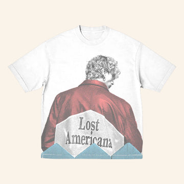 Machinegunkelly Merch Lost Americana Photo T-Shirt Gifts For Her - Roseregae