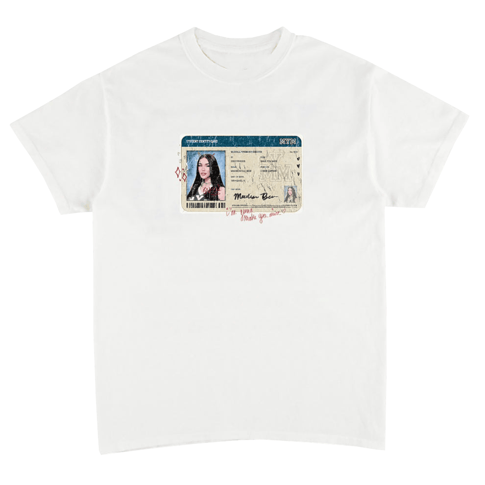 Madison Beer Merch Make You Mine School ID T-Shirt Gifts For Music Fans - Roseregae