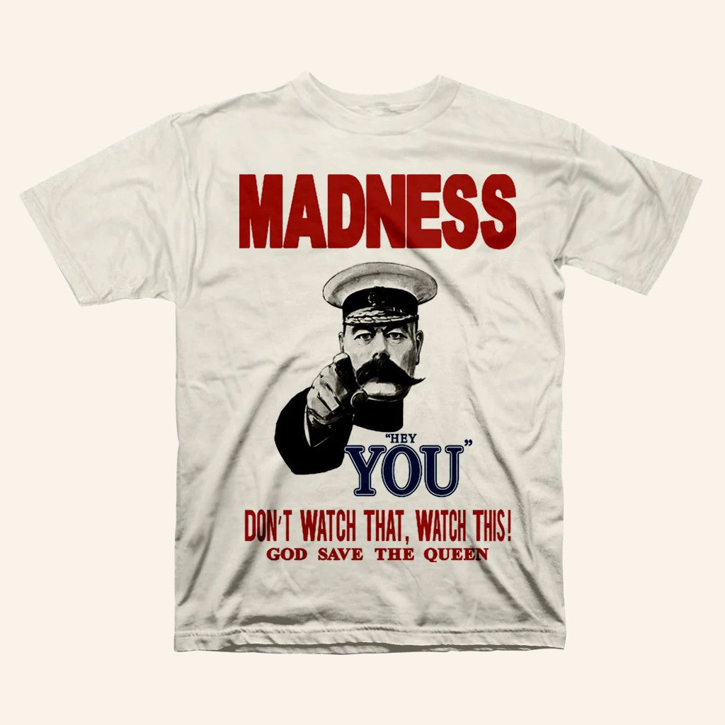 Madness Merch God Save The King T-Shirt Presents For Music Lovers - Roseregae