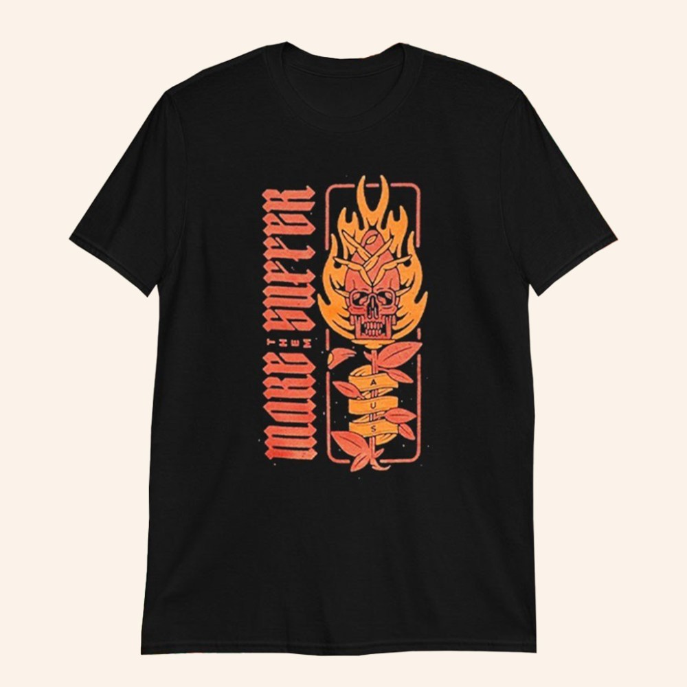 Make Them Suffer Merch Skull Rose T-Shirt Gifts For Band Lovers - Roseregae