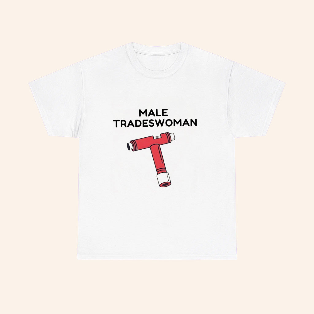 Male Tradeswoman T Shirt - Roseregae