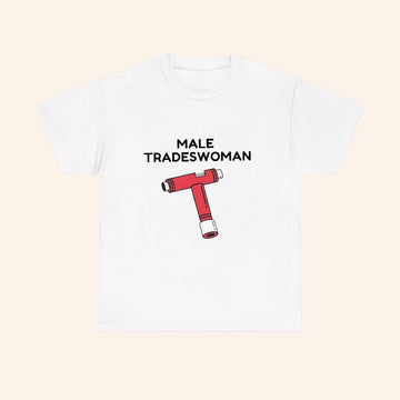 Male Tradeswoman T Shirt - Roseregae