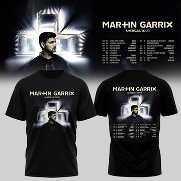 Martin Garrix Americas Tour 2025 Shirt Concert Tour Dates T-Shirt Martin Garrix Merch Fan Gifts - Roseregae