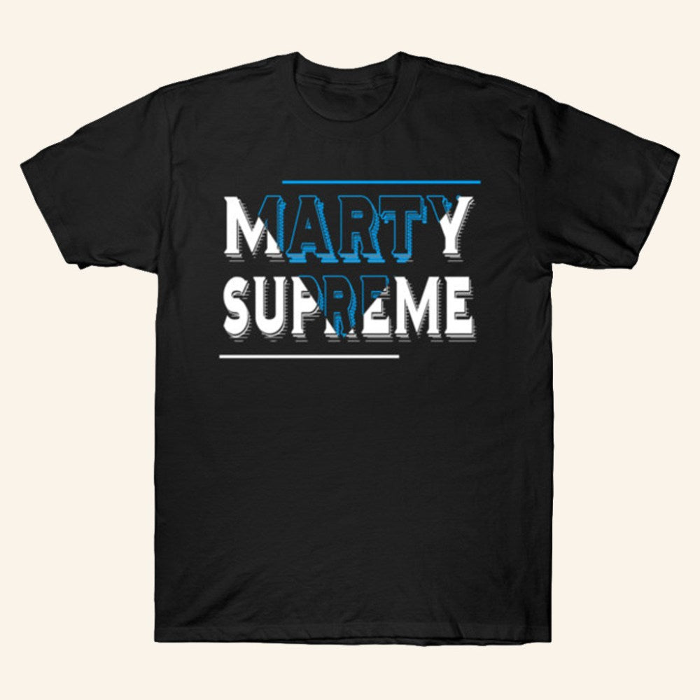 Marty Supreme Merch Marty Supreme Black T-Shirt Gifts For My Boyfriend - Roseregae