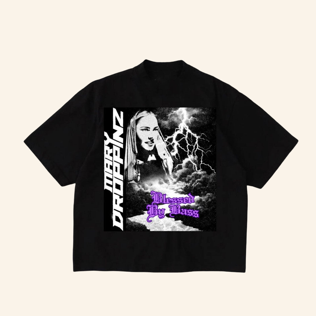 Mary Droppinz Merch Blessed By Bass T-Shirt Best Gifts For Music Lovers - Roseregae