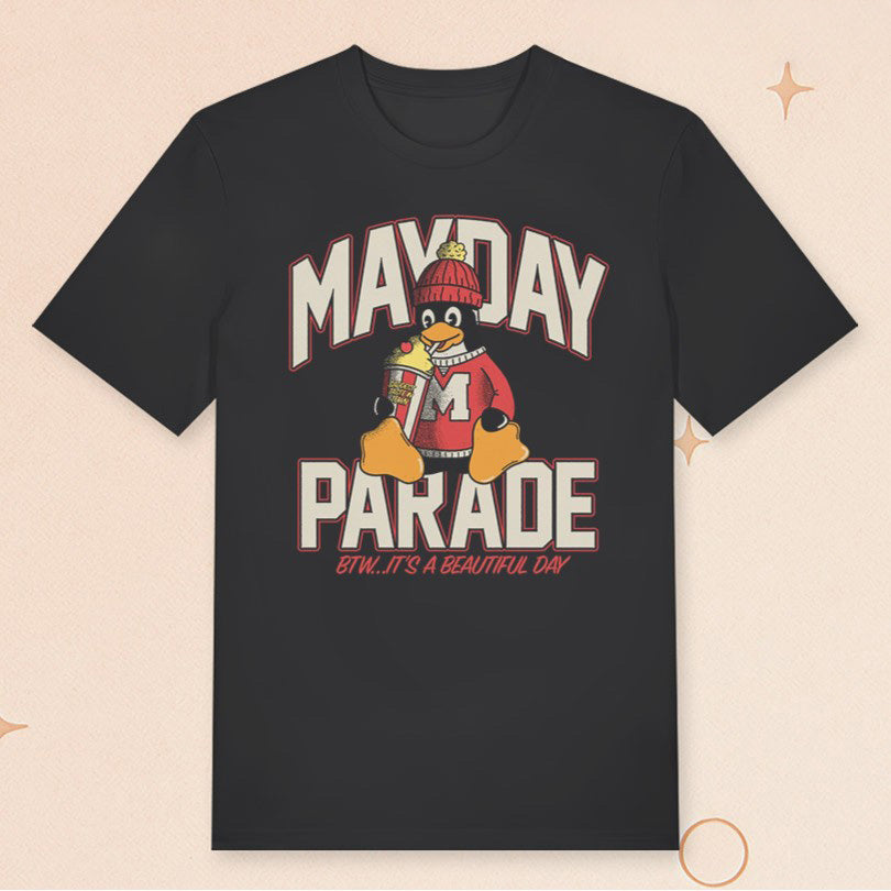 Mayday Parade Merch Cherry Lemonade Holiday T-Shirt BTW It's A Beautiful Day Shirt Gifts - Roseregae