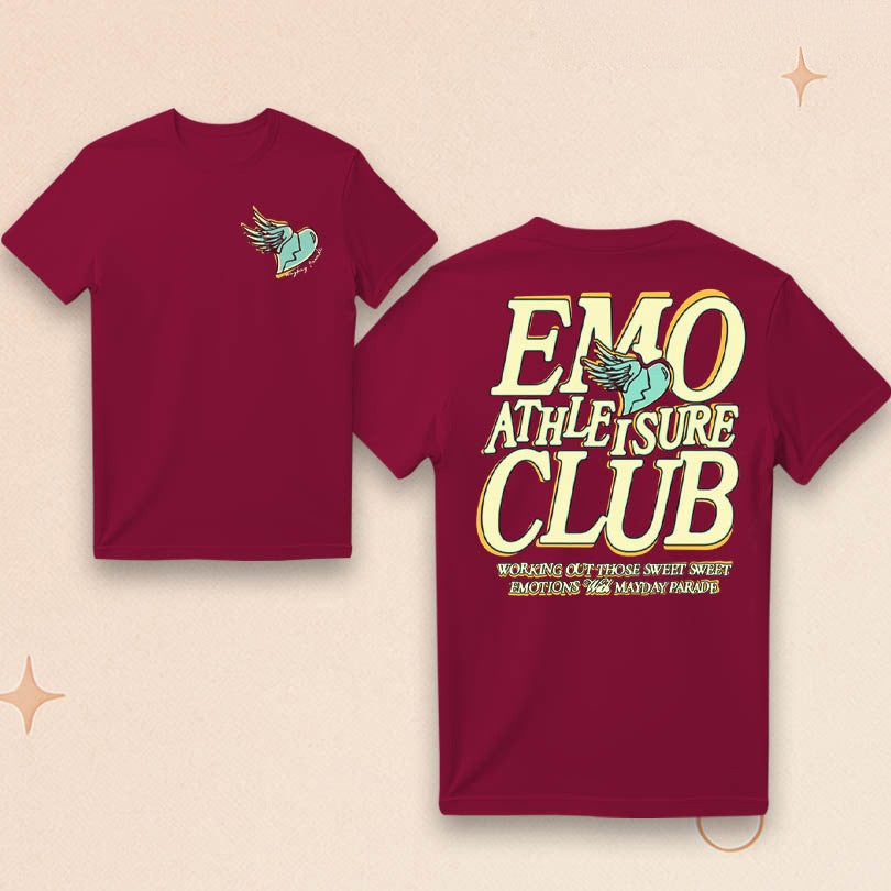 Mayday Parade Merch Emo Athleisure Club T-Shirt Gifts For Rock Music Lovers - Roseregae