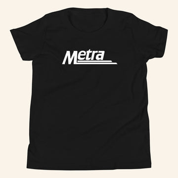 Metra Merch White Logo Black T-Shirt Best Gift Ideas For Husband - Roseregae