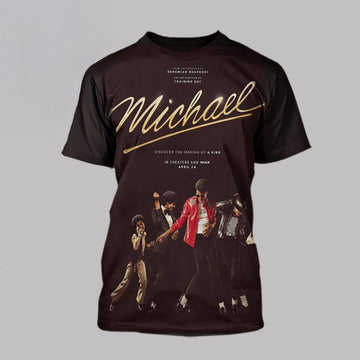 Michael Jackson Movie Discovery Making Of A King April 24th 2026 T-Shirt Bests Gifts For Fans - Roseregae