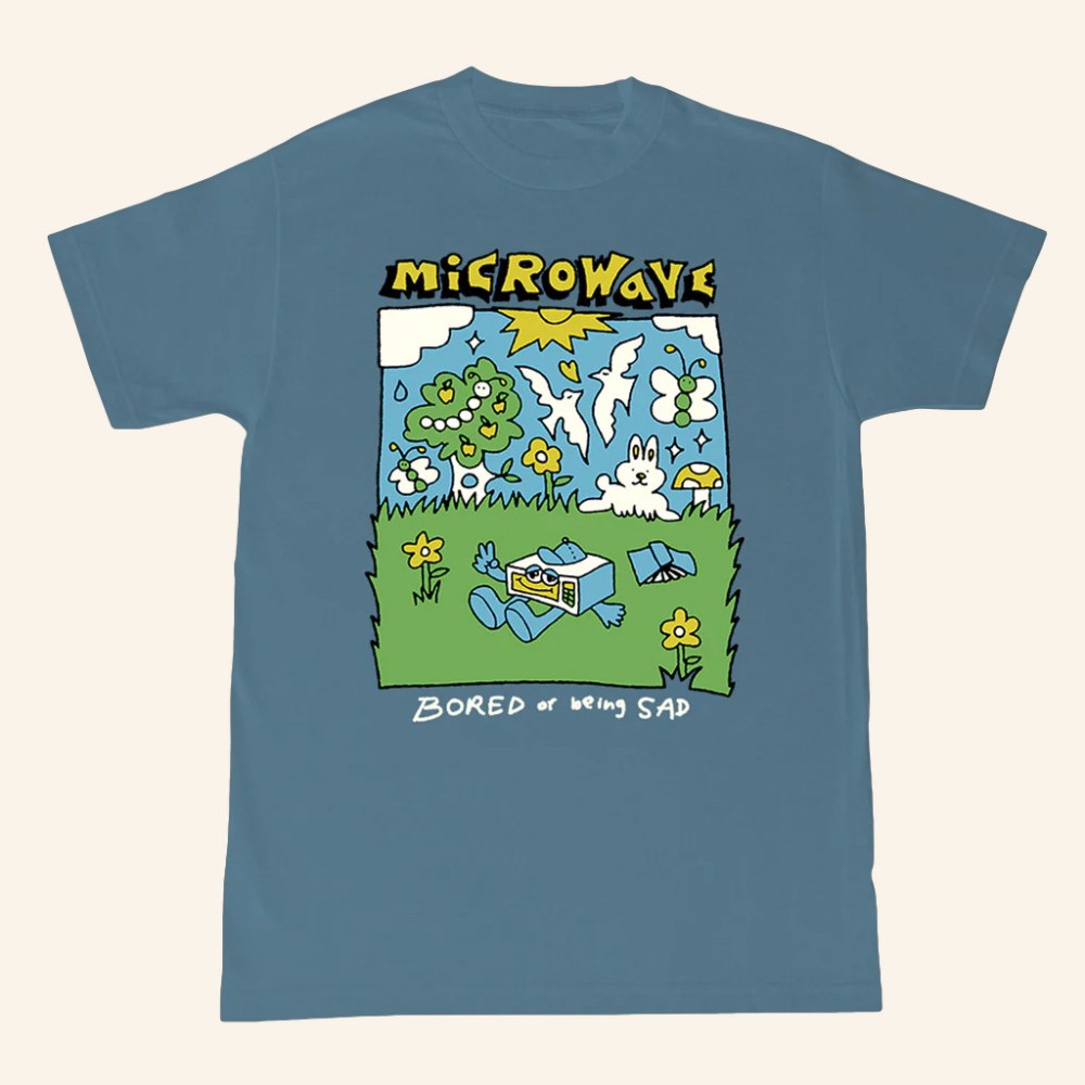 Microwave Merch Bored Of Being Sad T-Shirt Gifts For Rock Music Lovers - Roseregae