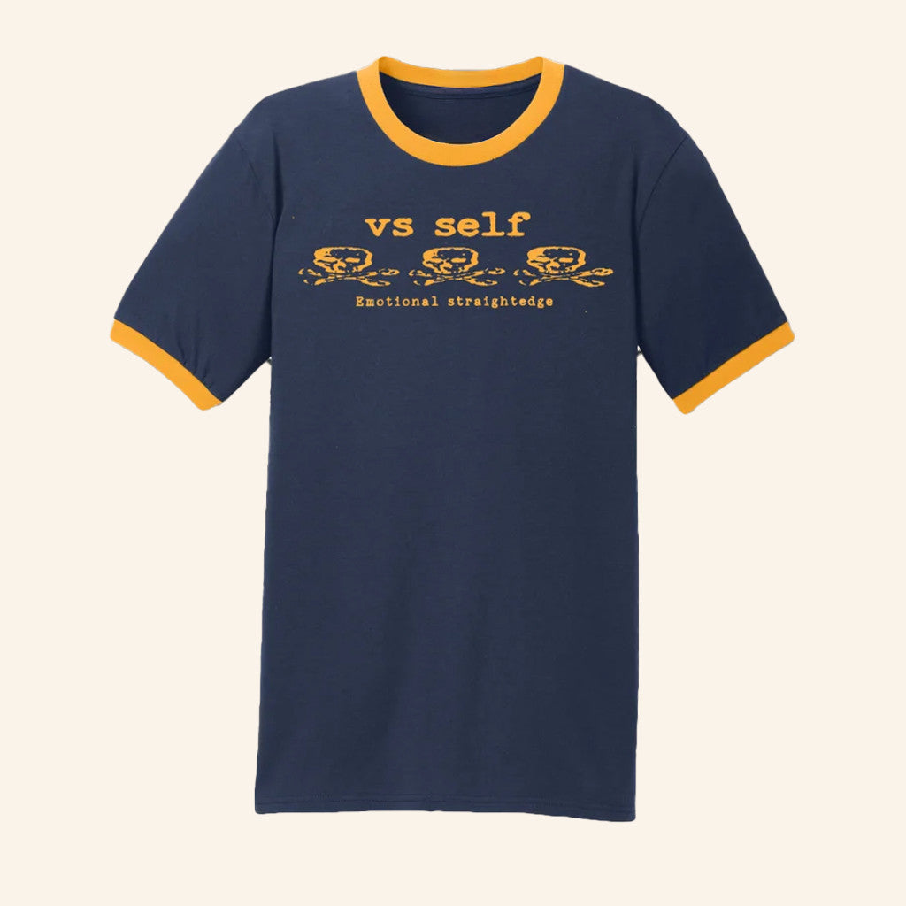 Milkcrate Merch Vs Self Emotional Straightedge Shirt Cool Gifts For Music Lovers - Roseregae