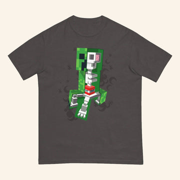 Minecraft Merch Creeper Skeleton T-Shirt Great Gifts Ideas For Brothers - Roseregae