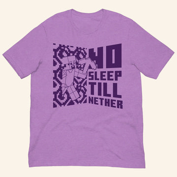 Minecraft Merch No Sleep Till Nether T-Shirt Gifts Ideas For Wife - Roseregae