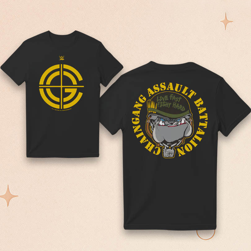 Mitchell And Ness Merch John Cena Bulldog Cross Hair T-Shirt Gifts For WWE Fans - Roseregae