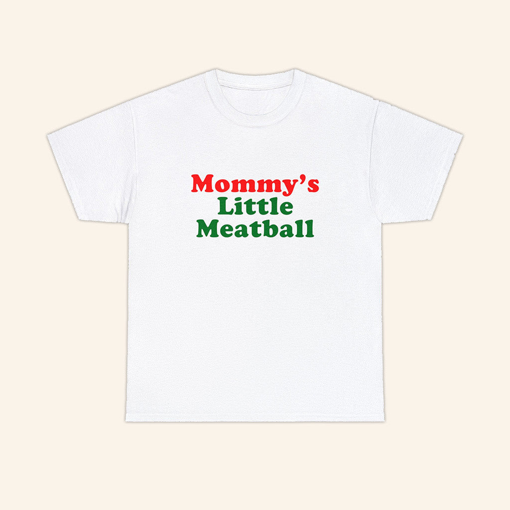 Mommy's Little Meatball T-Shirt Gift Ideas For Mom - Roseregae