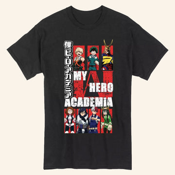 My Hero Academia Merch My Hero Academia Class 1 A UA Heroes And All Might T-Shirt Gifts For Him - Roseregae