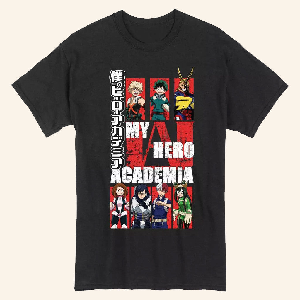 My Hero Academia Merch My Hero Academia Class 1 A UA Heroes And All Might T-Shirt Gifts For Him - Roseregae