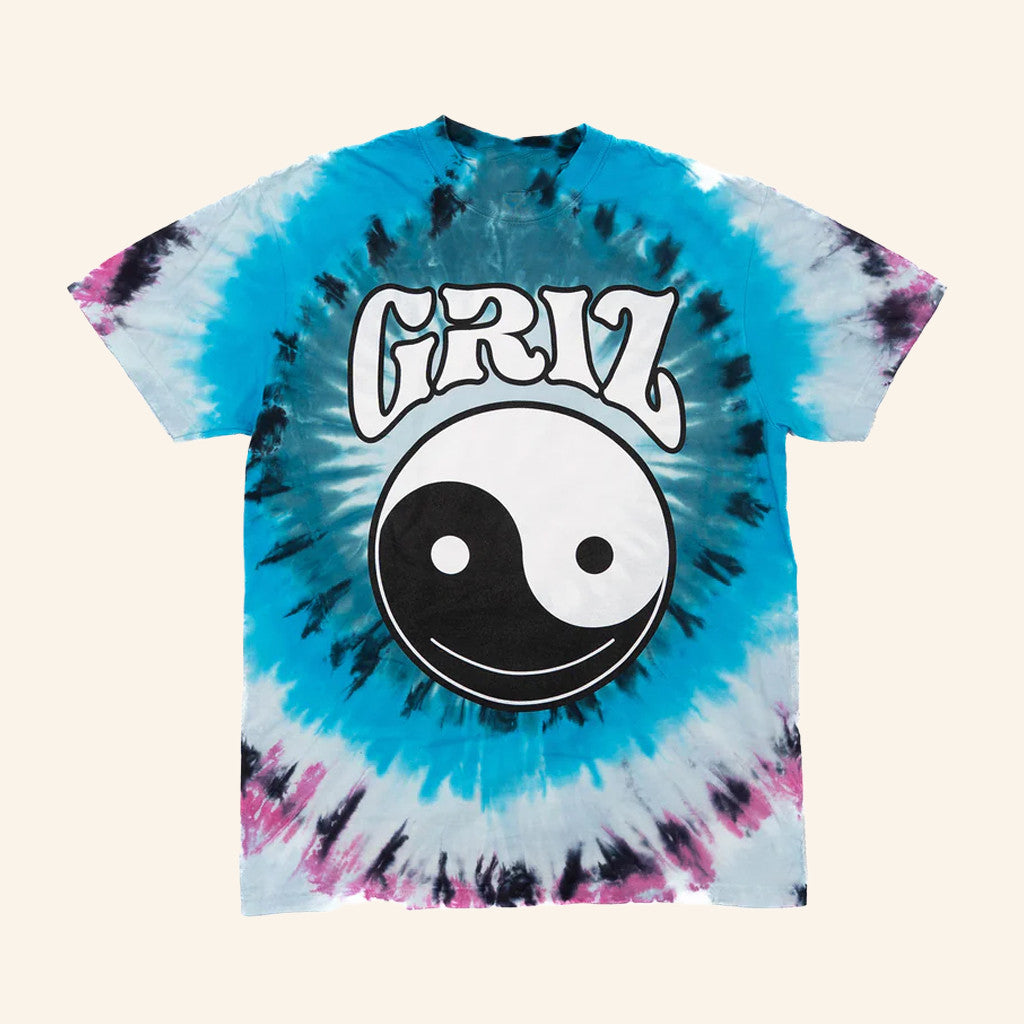 My Name Is Griz Merch Griz Yingyang Ice Burst Dye T-Shirt Gift Ideas For Son - Roseregae