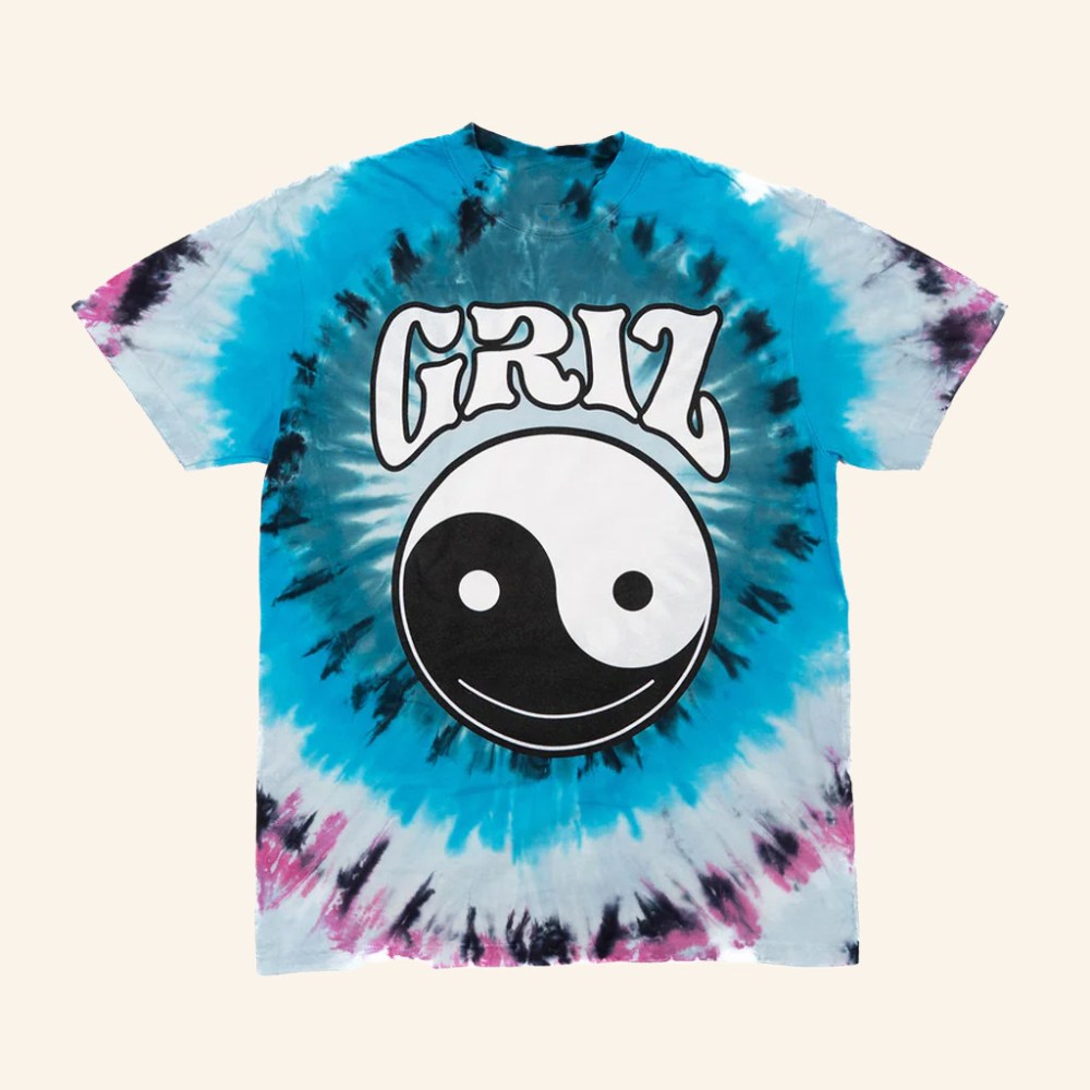 My Name Is Griz Merch Griz Yingyang Ice Burst Dye T-Shirt Gift Ideas For Son - Roseregae